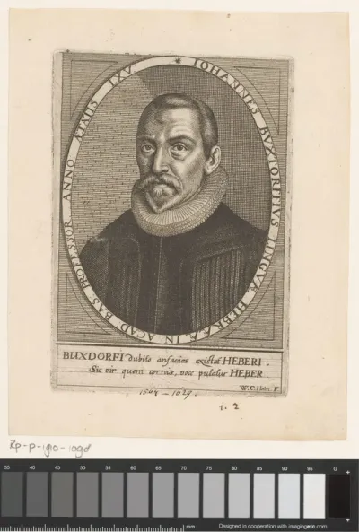 Portret van Johannes Buxtorf de oude