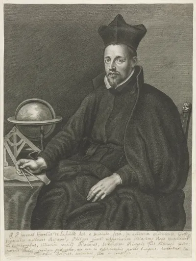 Portret van Johannes Carolus de la Faille
