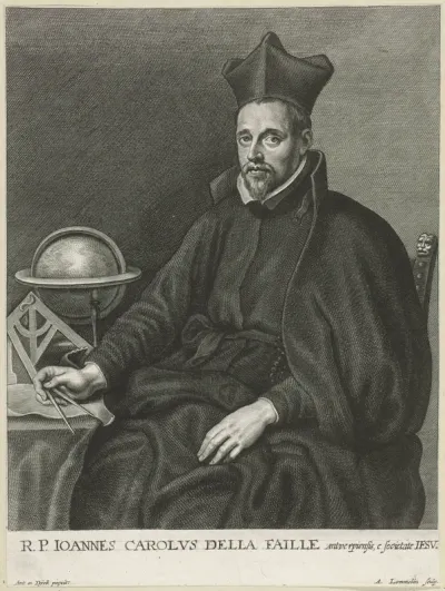 Portret van Johannes Carolus de la Faille