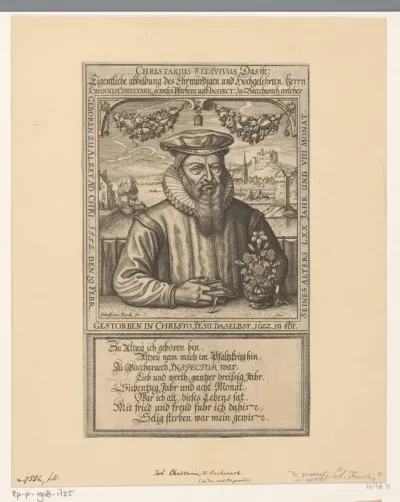 Portret van Johannes Christarius