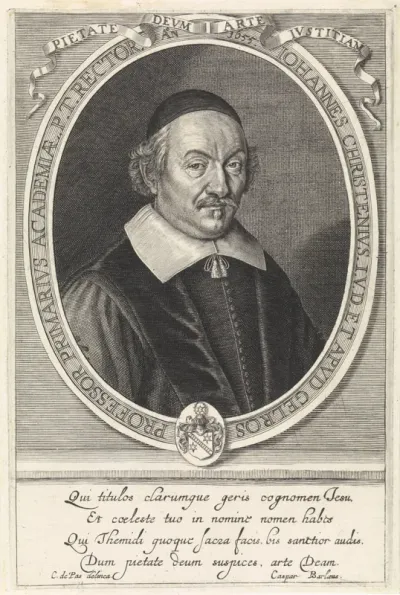 Portret van Johannes Christenius