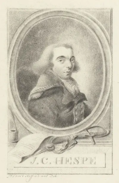 Portret van Johannes Christiaan Hespe
