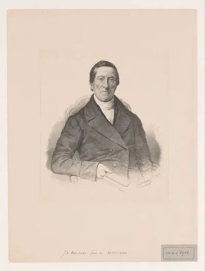 Portret van Johannes Christianus Vorstman