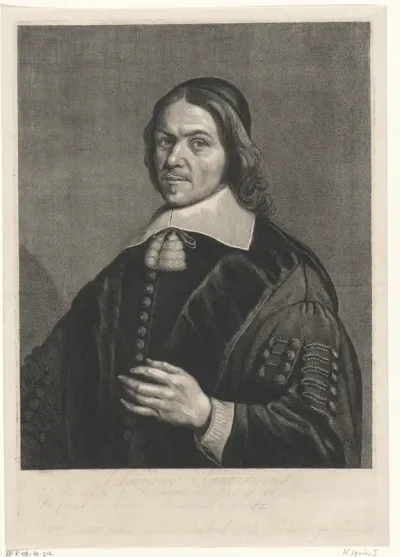 Portret van Johannes Clauberg