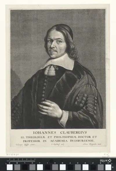 Portret van Johannes Clauberg