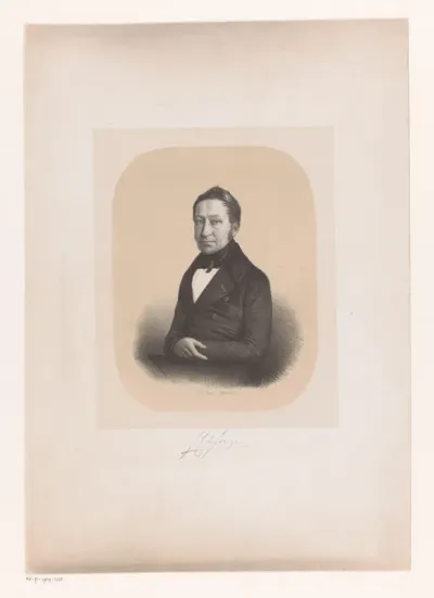 Portret van Johannes Cornelis de Jonge