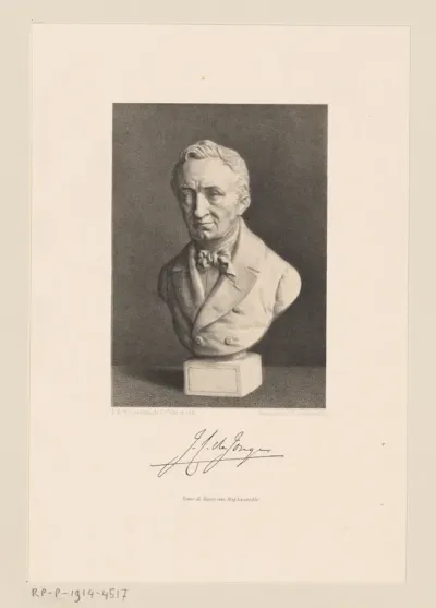 Portret van Johannes Cornelis Jonge