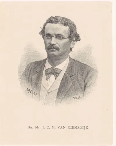 Portret van Johannes Cornelis Marius van Riemsdijk