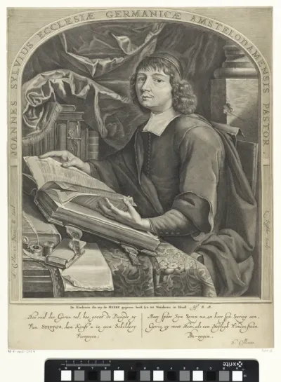 Portret van Johannes Cornelisz. Silvius