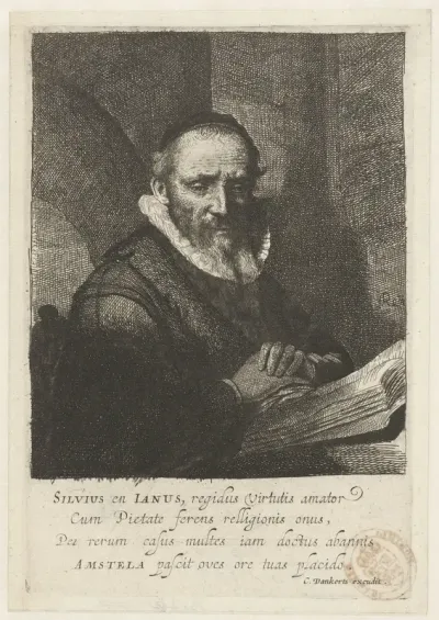Portret van Johannes Cornelisz. Sylvius