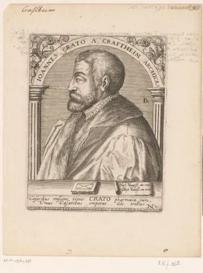 Portret van Johannes Crato von Krafftheim