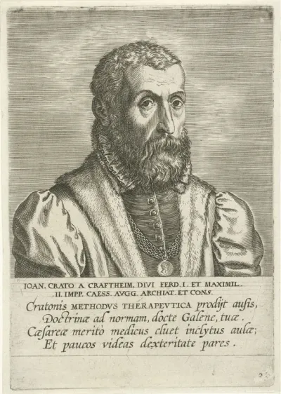 Portret van Johannes Crato