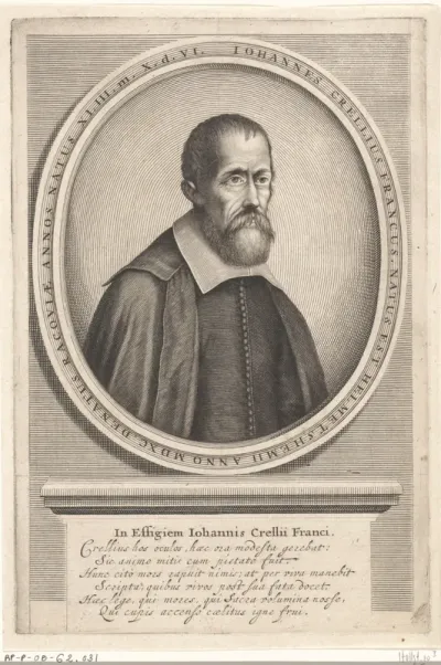 Portret van Johannes Crellius