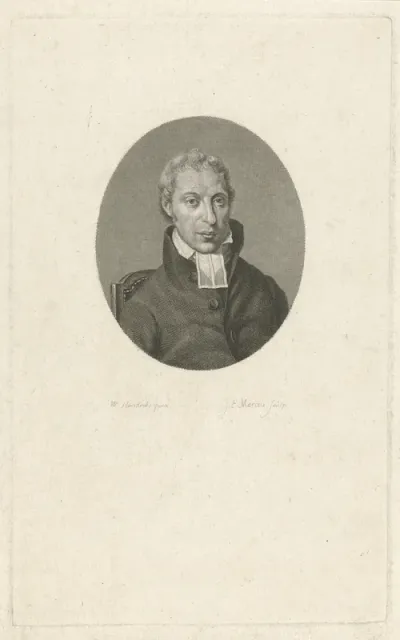 Portret van Johannes Cristianus Vorstman