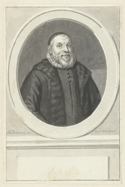 Portret van Johannes Cuchlinus
