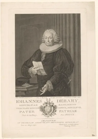 Portret van Johannes Debary