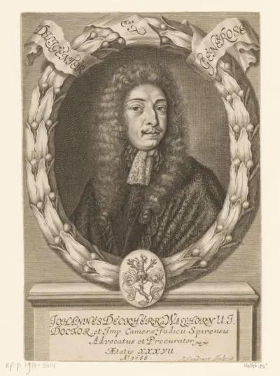 Portret van Johannes Deckherr von Wallhorn