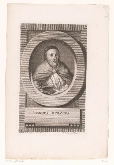Portret van Johannes Dubravius