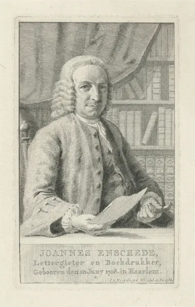 Portret van Johannes Enschedé