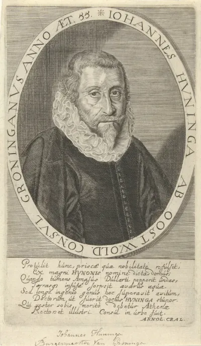 Portret van Johannes Epinus Hunynga