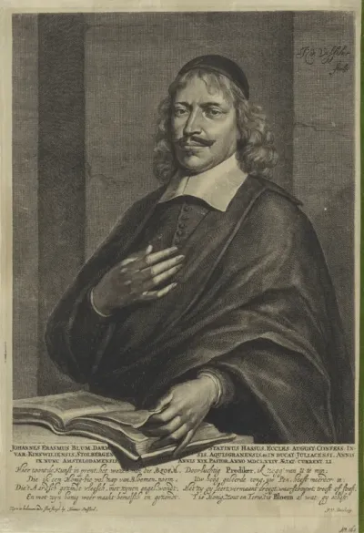 Portret van Johannes Erasmus Blum