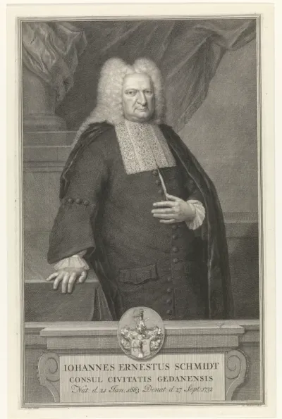 Portret van Johannes Ernestus Schmidt