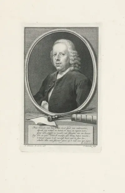 Portret van Johannes Eusebius Voet