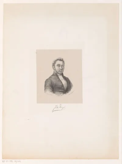 Portret van Johannes Everhardus Voogt