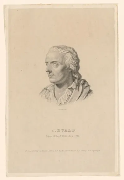 Portret van Johannes Ewald