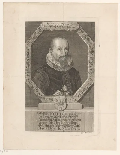Portret van Johannes Fentzer Messerschmid