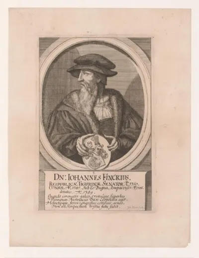 Portret van Johannes Finck