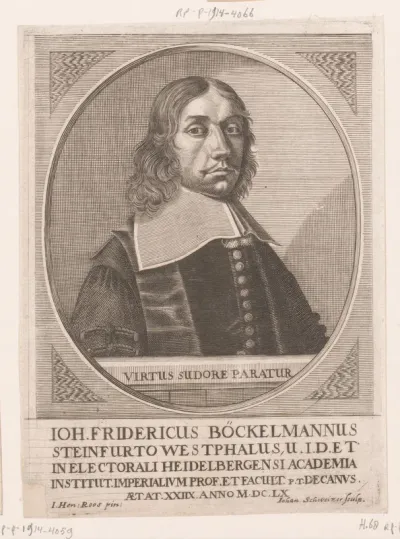 Portret van Johannes Frederik Bockelman