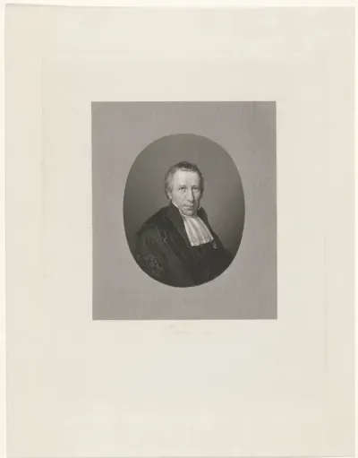 Portret van Johannes Frederik Lodewijk Schröder