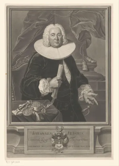 Portret van Johannes Fries