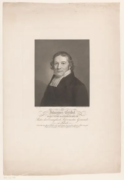 Portret van Johannes Geibel