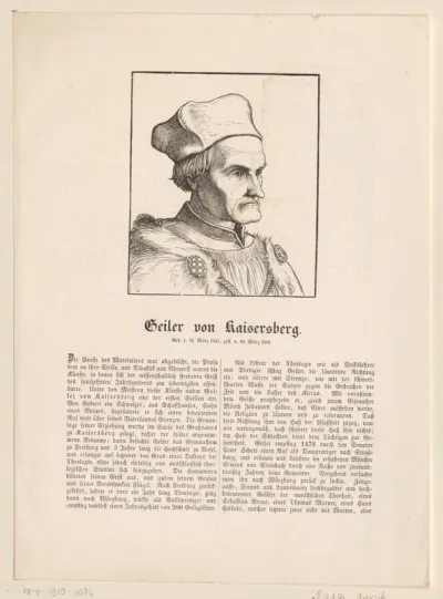 Portret van Johannes Geiler