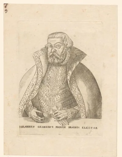 Portret van Johannes Georg van Brandenburg