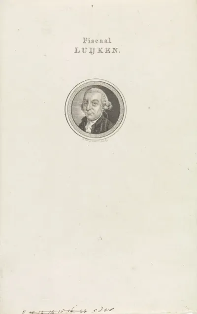Portret van Johannes Gerardus Luyken