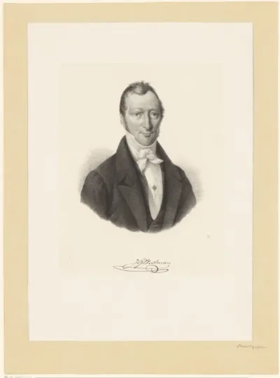 Portret van Johannes Gerardus Vorstman