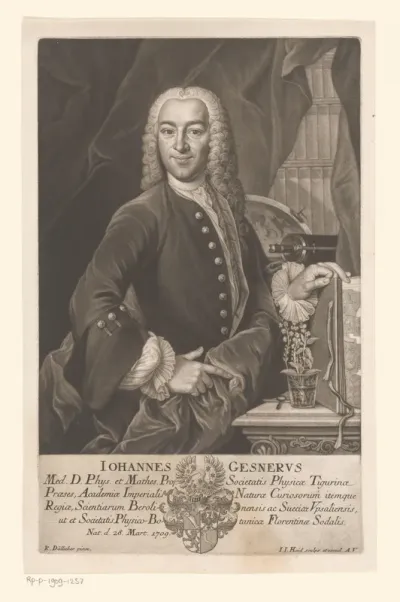 Portret van Johannes Gessner