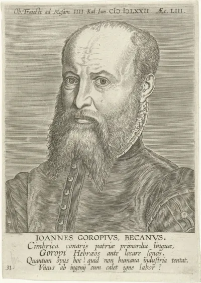Portret van Johannes Goropius Becanus