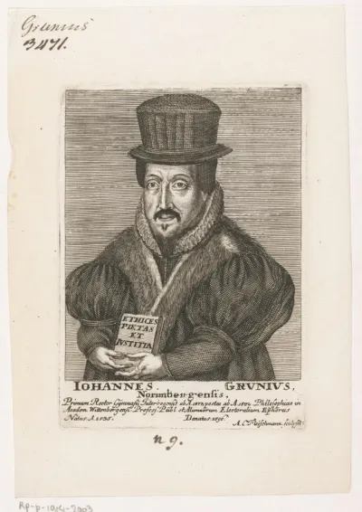 Portret van Johannes Grün
