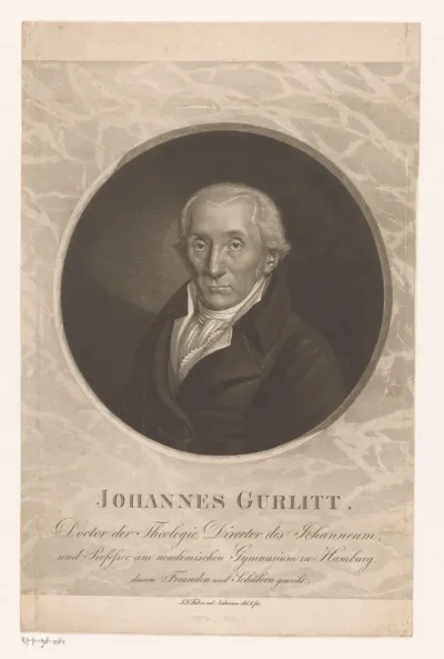 Portret van Johannes Gurlitt