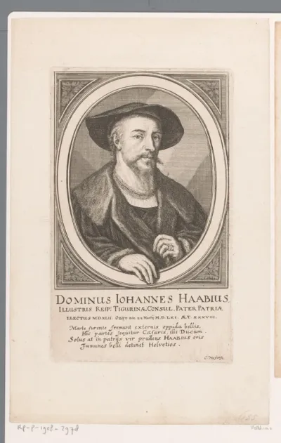 Portret van Johannes Haab