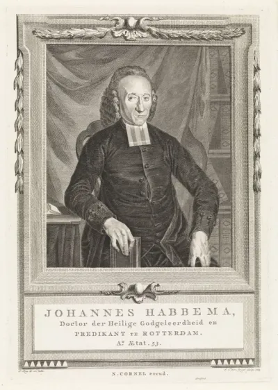 Portret van Johannes Habbema