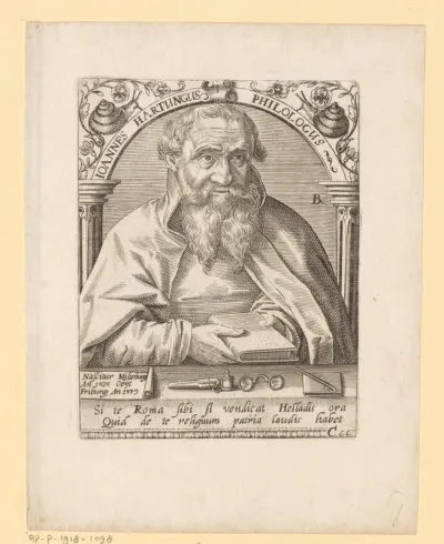 Portret van Johannes Hartung