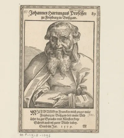 Portret van Johannes Hartung