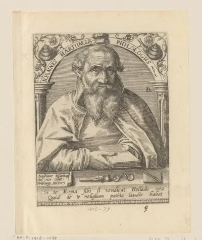 Portret van Johannes Hartung