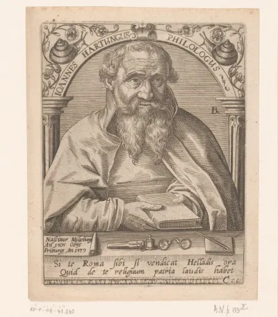 Portret van Johannes Hartung
