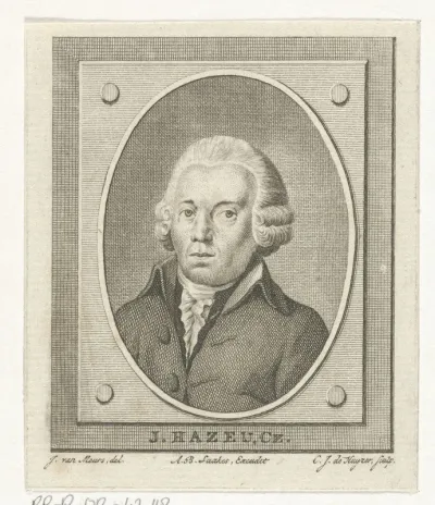 Portret van Johannes Hazeu Cornelisz.